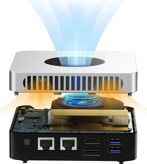 Mini PC CHUWI LarkBox X, Intel N N100, 12 GB RAM, 512 GB SSD, Bardhë