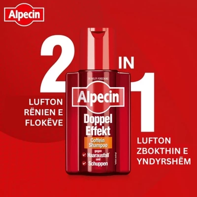 Alpecin Double Effect, 200ml Efekt të dyfishtë
