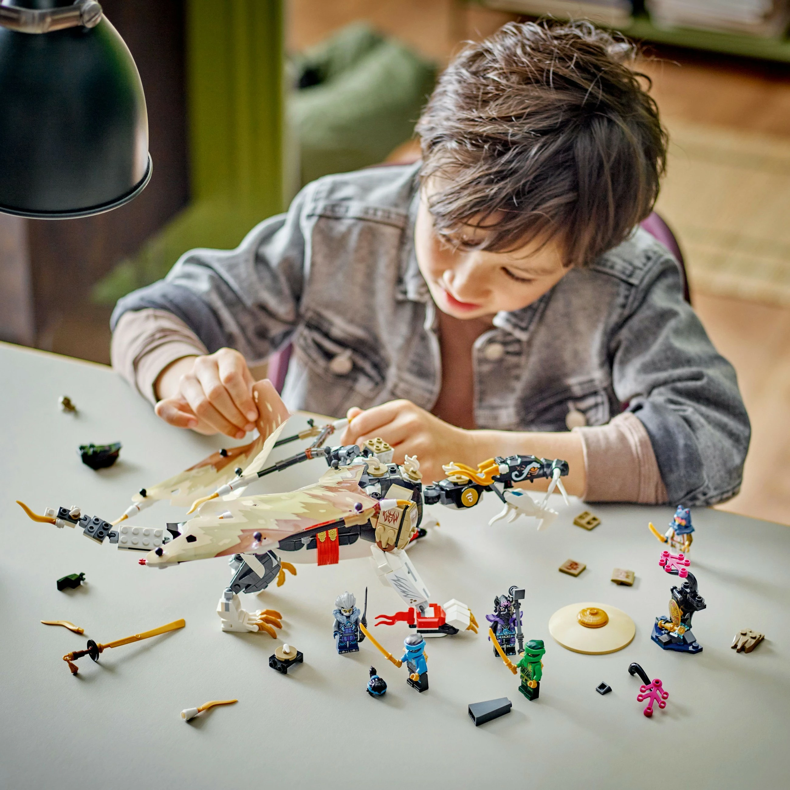 Set ndërtimi LEGO NINJAGO Egalt the Master Dragon 71809, 532 pjesë, multingjyrësh