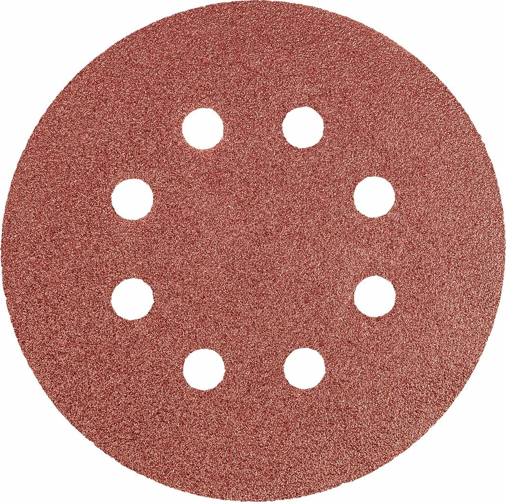 Diskë bluarjeje Graphite 55H941 125 mm K80, 8 vrima, 5 copë