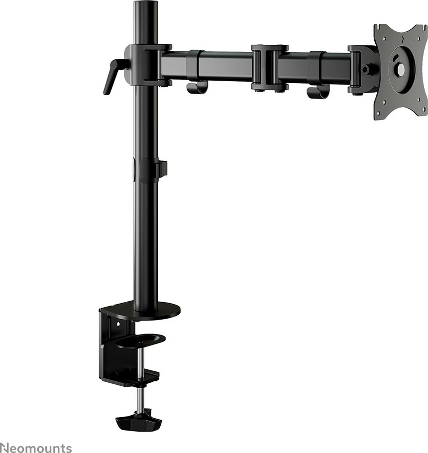 Krah monitori Neomounts NM-D135BLACK, për tavolinë, 10-27 inç, rregullim lartësie, ngjyrë e zezë