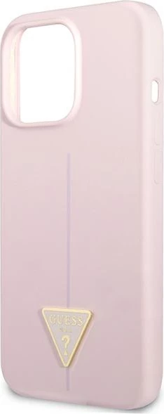 Mbështjellës Guess Silicone Triangle për iPhone 13 Pro/13 6.1", Violet