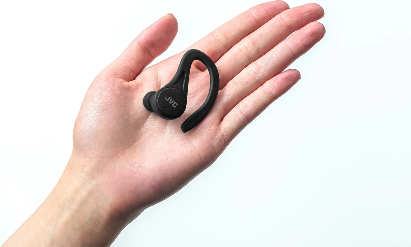 Kufje JVC HA-EC25T, True Wireless, Bluetooth 5.1, Ear-hook, të zeza