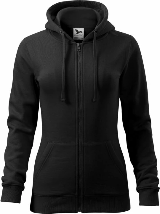 Duks me zinxhir Malfini për femra, në ngjyrë të zezë