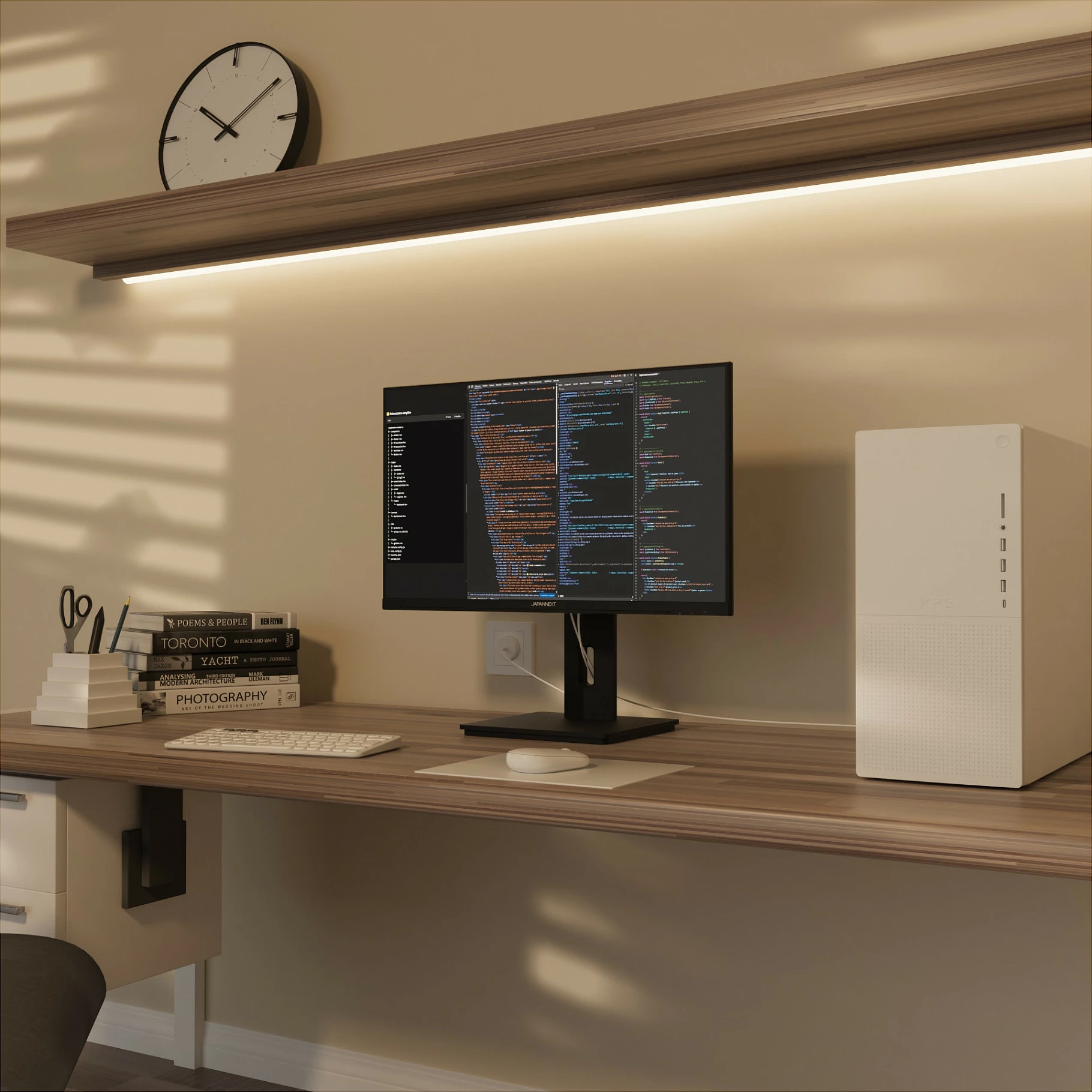 Monitor JAPANNEXT JN-IPS2380UHDR-C65W-HSP 23.8", 4K UHD, HDR10, USB-C Power Delivery, FreeSync, i zi