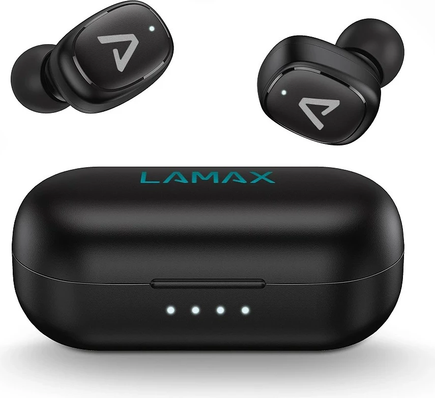 Kufje Lamax In-Ear Dots3 Play, Bluetooth 5.3, 38 orë, të zeza