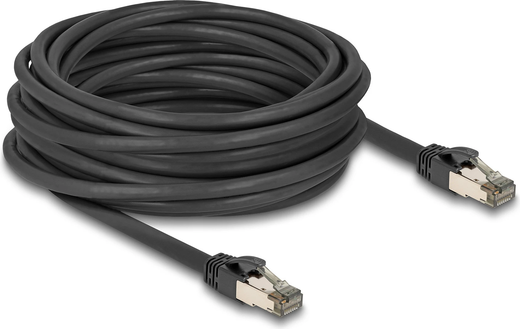 Kabllo rrjeti DeLOCK Cat6A U/FTP RJ45-RJ45, 10 m, ultra fleksibile, e zezë