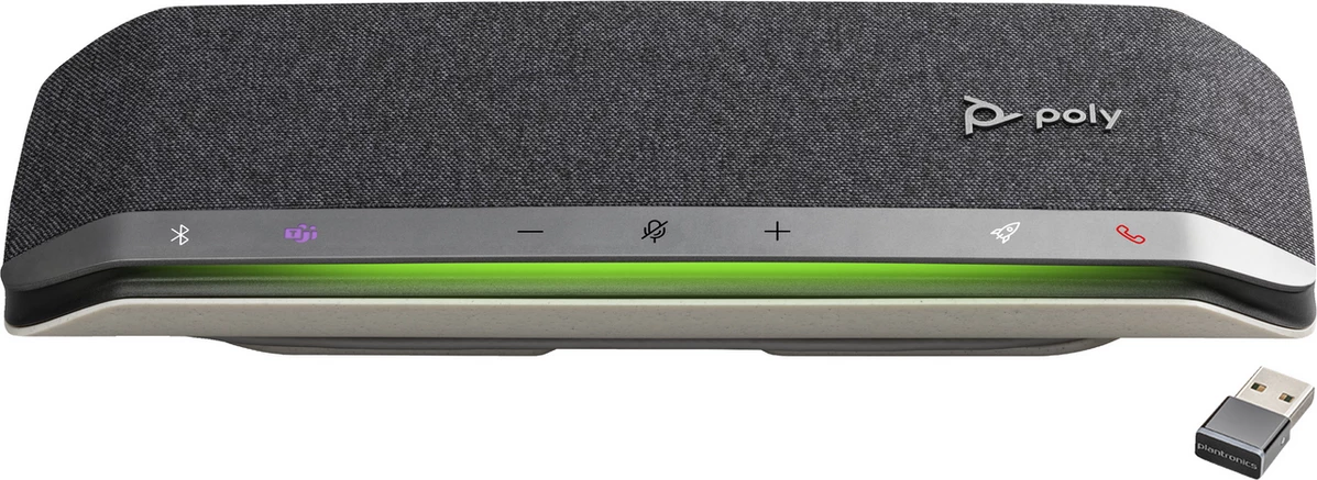 Pajisje hands-free, Poly, Sync 40+ 772C5AA, Bluetooth dhe USB dongle, e zezë