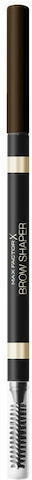 Laps për vetulla automatik me brushë Max Factor Brow Shaper 30 Deep Brown për femra, 1 copë