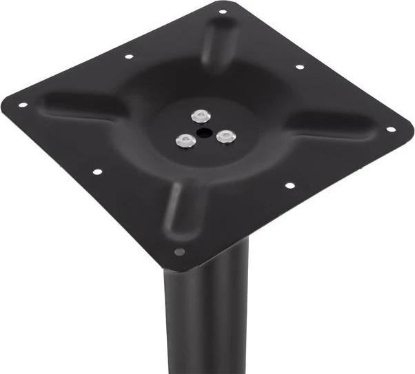 Bazë tavoline metalike, ngjyrë e zezë matte, 45x72 me rregullues FH419.11