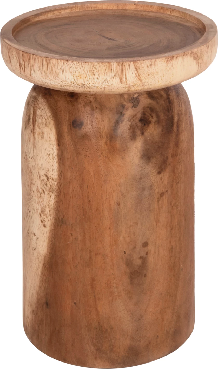 Tavolinë anësore LOKI, dru suar i fortë, ngjyrë natyrale, FH9899.11, 30x50cm