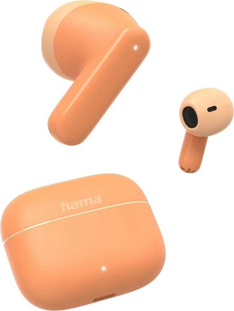 Kufje Hama True Wireless Freedom Light II, Bluetooth 5.3, ngjyrë portokalli