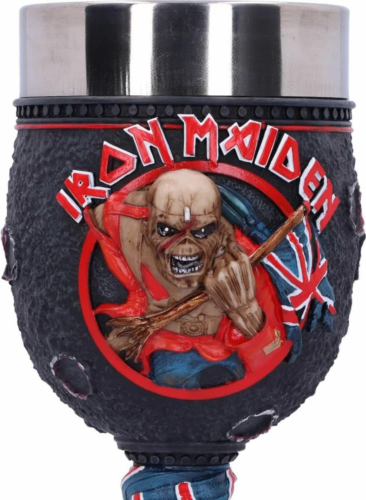 Krigël koleksionuese NEMESIS NOW Iron Maiden The Trooper me insert inox të heqshëm