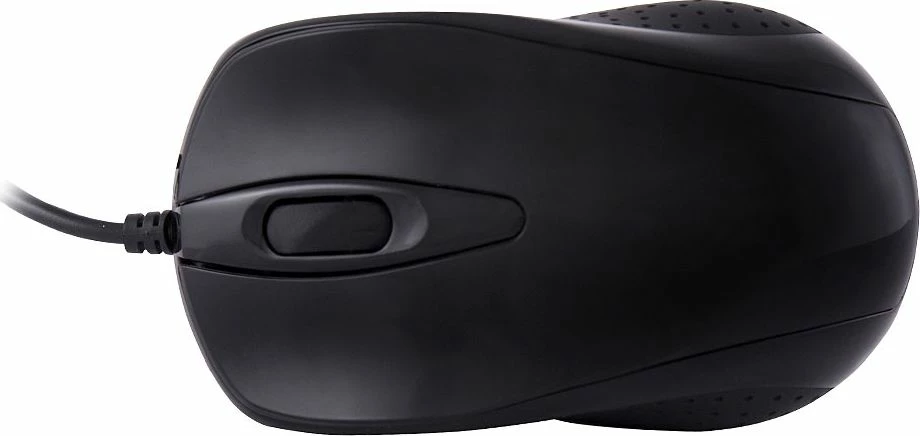 Maus Modecom M4 M-MC-00M4-100, USB, optik, 800 DPI, me kabllo, 2 butona, i zi