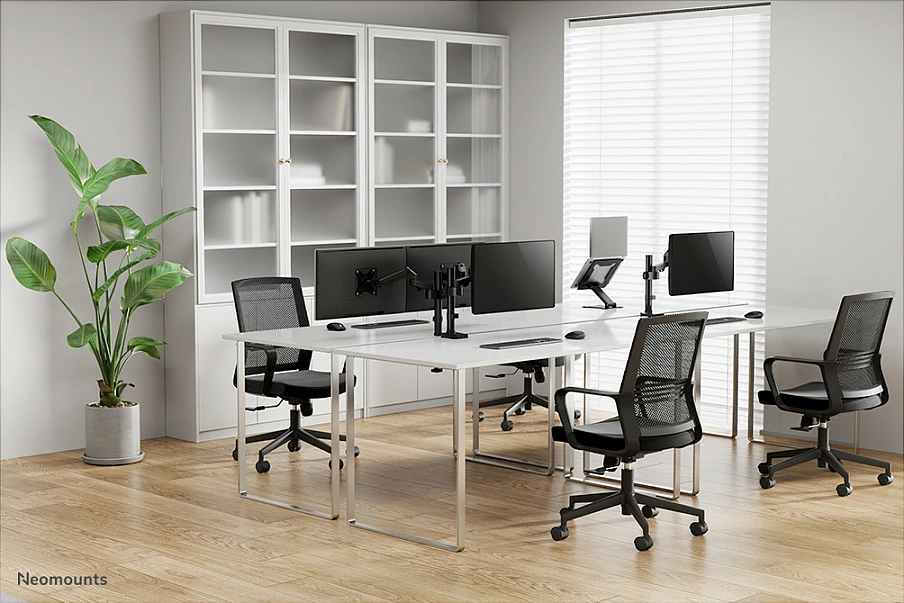 Krah monitori Neomounts DS70-750BL2, Clamp/Grommet, 7 kg, 43.2 cm (17"), 68.6 cm (27"), 100 x 100 mm, E zezë