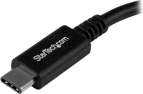 Adapter kabllo StarTech USB-C në USB-A, USB 3.0/USB 3.2 Gen 1, 0.15m, i zi
