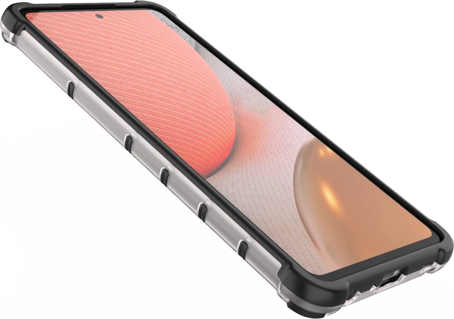 Mbështjellës Hurtel Honeycomb Case për Samsung Galaxy A72 4G, Blu