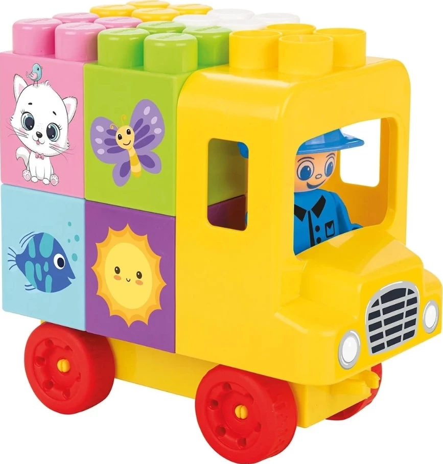 Set lodër për fëmijë Pilsan master blocks school 