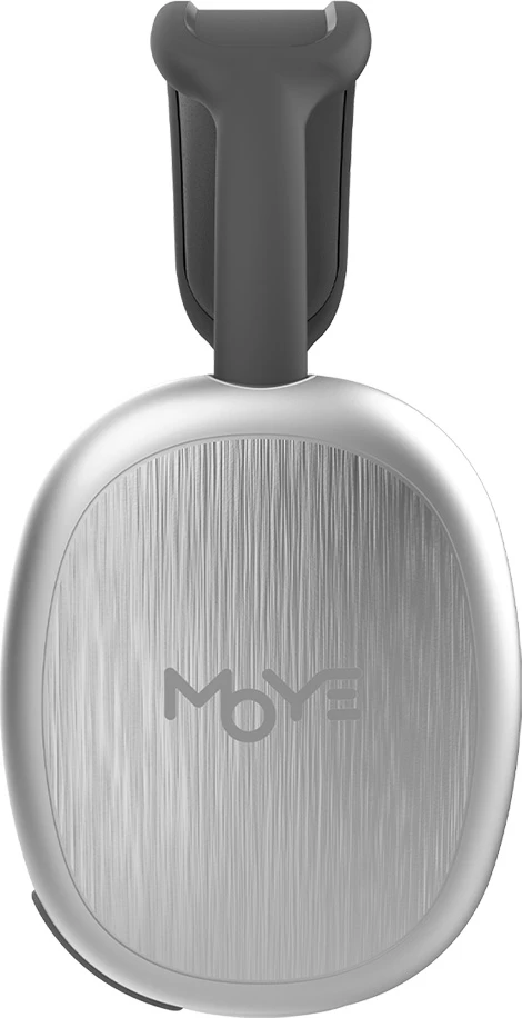 Kufje Moye Stellar Bluetooth 5.3 me mikrofon, bateri deri 36 orë, argjend