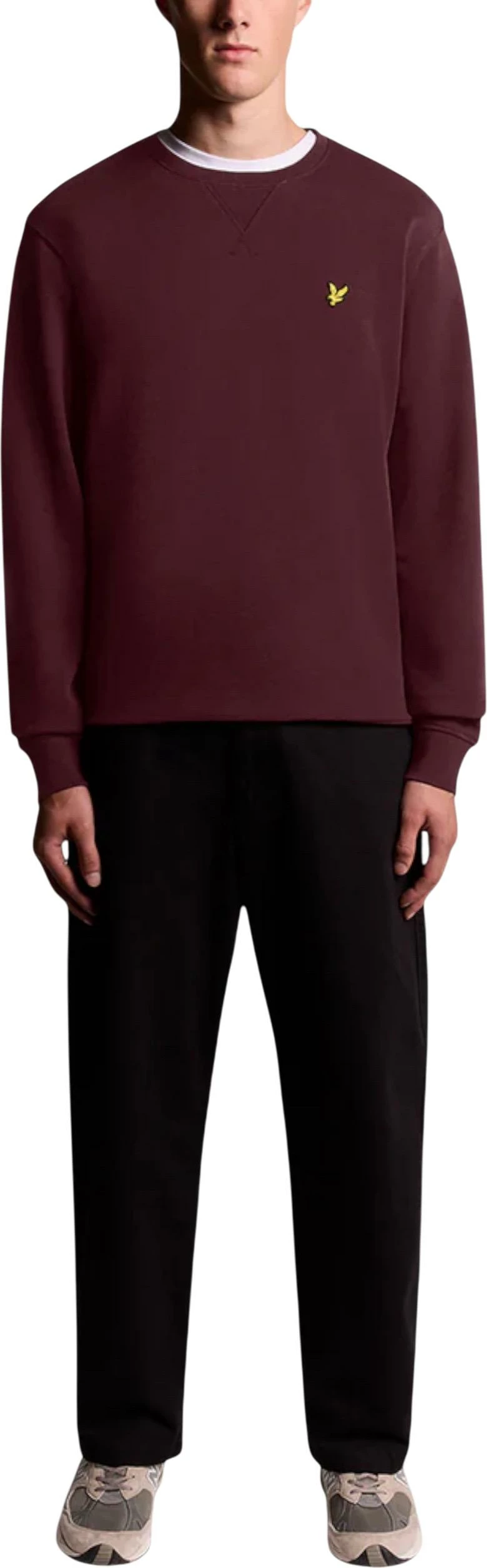 Duks për meshkuj Lyle & Scott ML1131V, bordo [Madhësia: XXL]