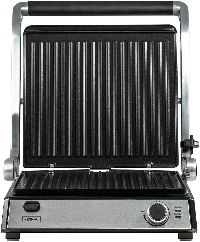 Grill kontakti Kernau KSG 251, pllaka qeramike, inox, argjendtë