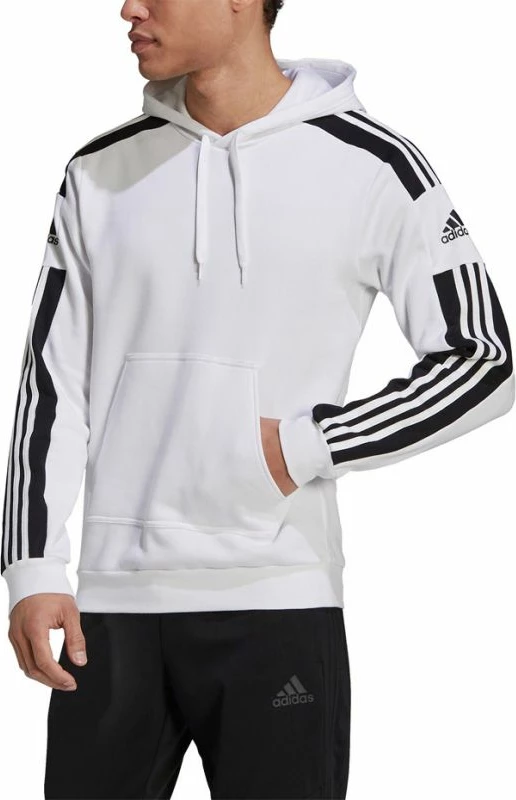 Duks me kapuç për meshkuj adidas Squadra 21, i bardhë