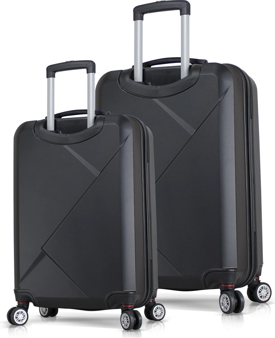 Set valixhesh (2 copë), ngjyrë e zezë, Zoozie Bags, 8015