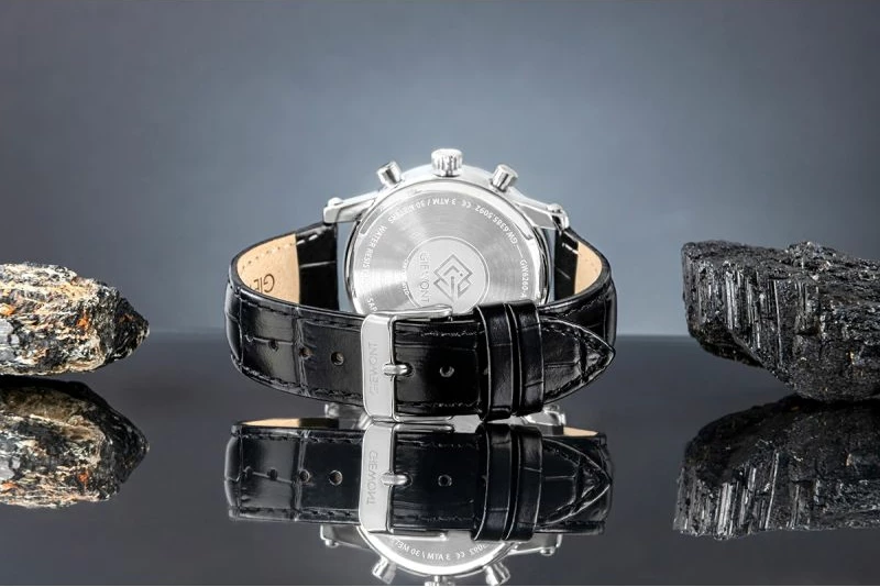 Orë dore për meshkuj Giewont GW6260-A1, argjend