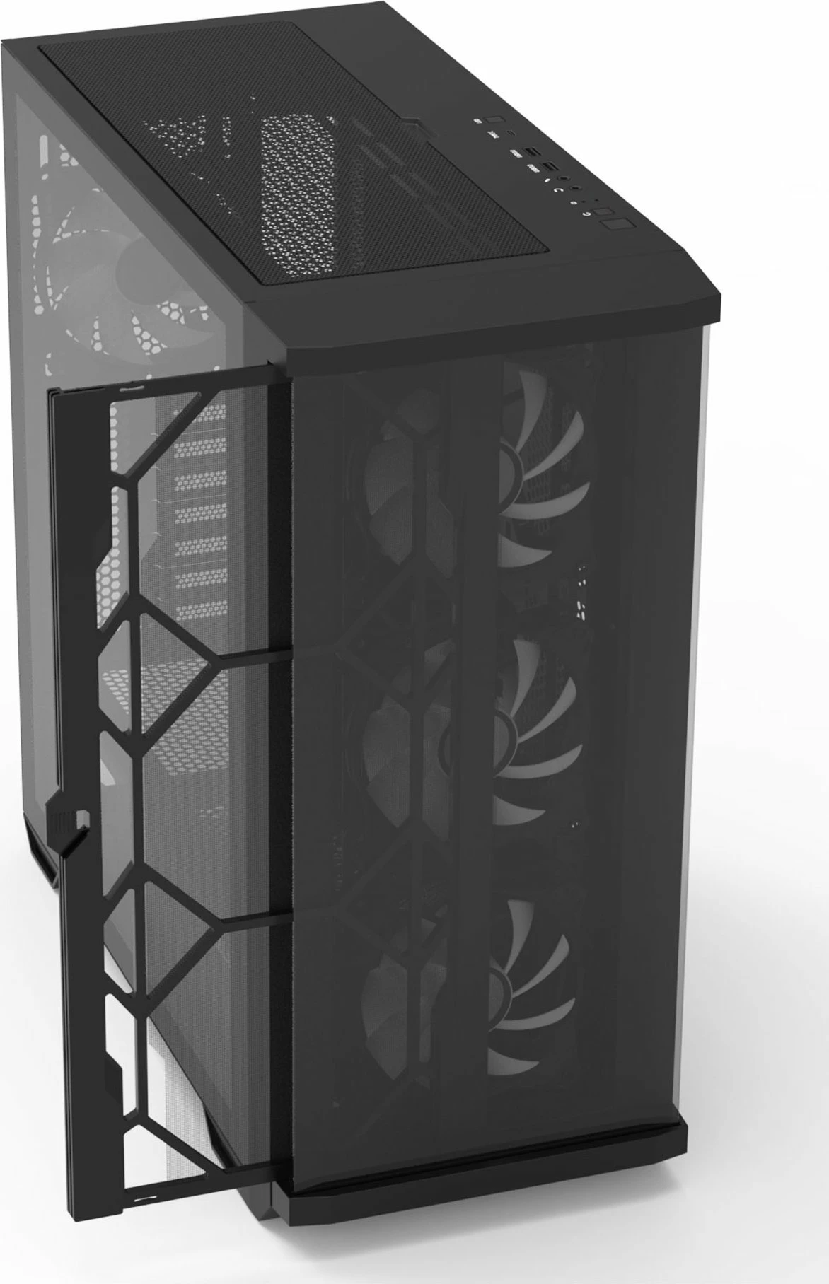 Kasë Zalman Z10 Duo Midi Tower për ATX/mATX/Mini-ITX, 2x2.5" + 2x3.5", 2xUSB 3.0, USB-C, pa PSU, e zezë