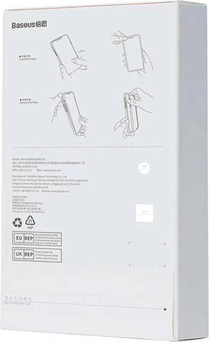 Mbështjellës Baseus Simple për iPhone 11 Pro, transparent