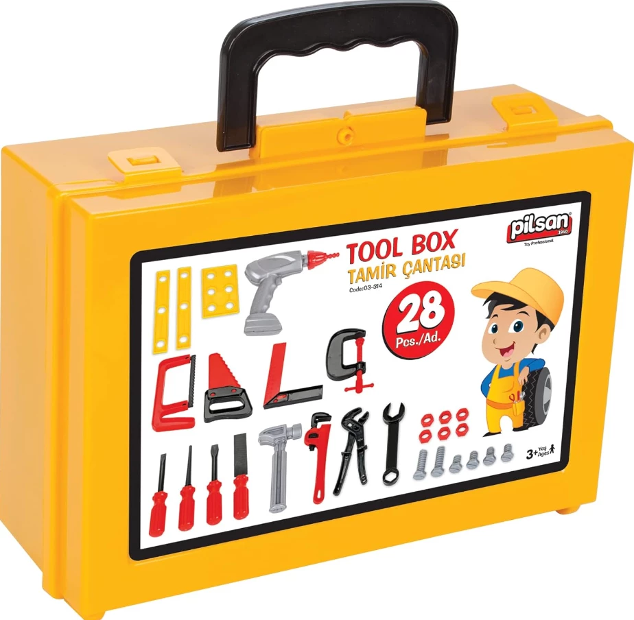 Set lodër për fëmijë Pilsan tool set with carrying case