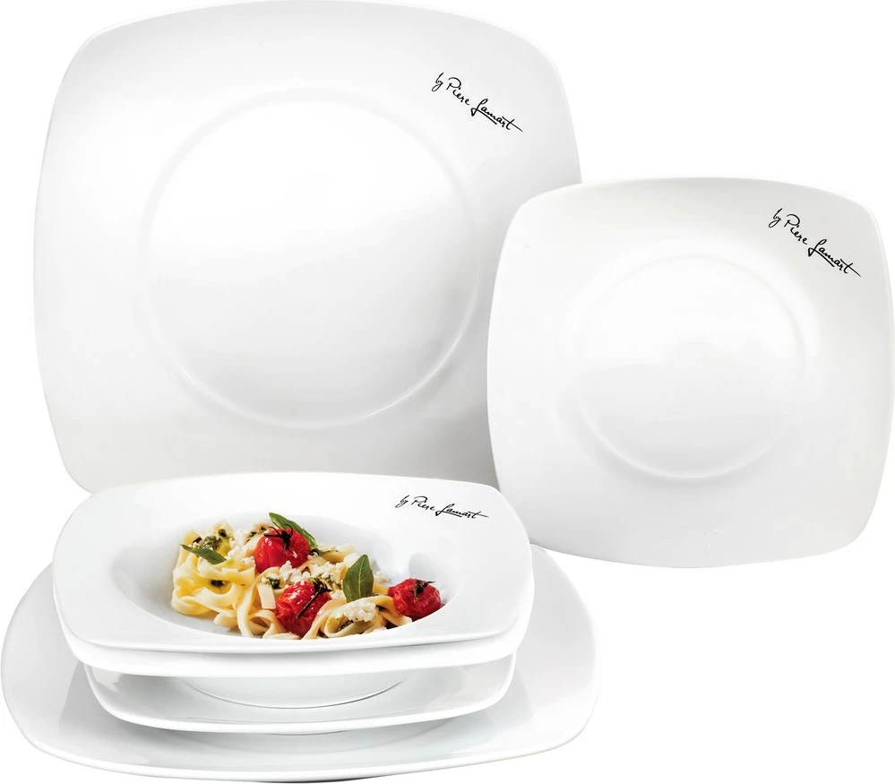 Set pjatash LAMART LT9002, 6 pjesë, të bardha