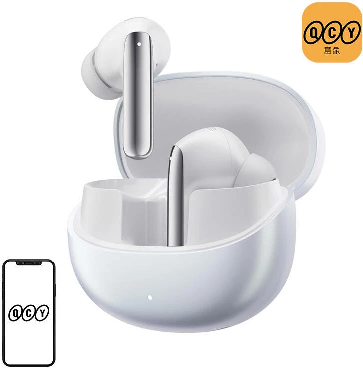 Kufje TWS QCY MeloBuds Pro HT08 me ANC, të bardha