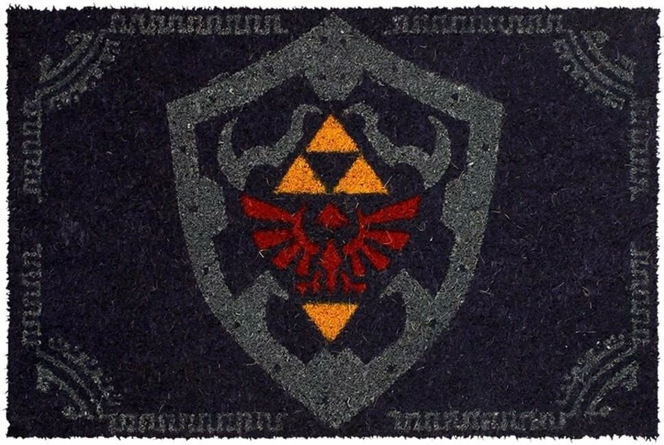 Tapet hyrjeje Pyramid The Legend of Zelda "Hylian Shield" 40x60 cm, blu e errët 2