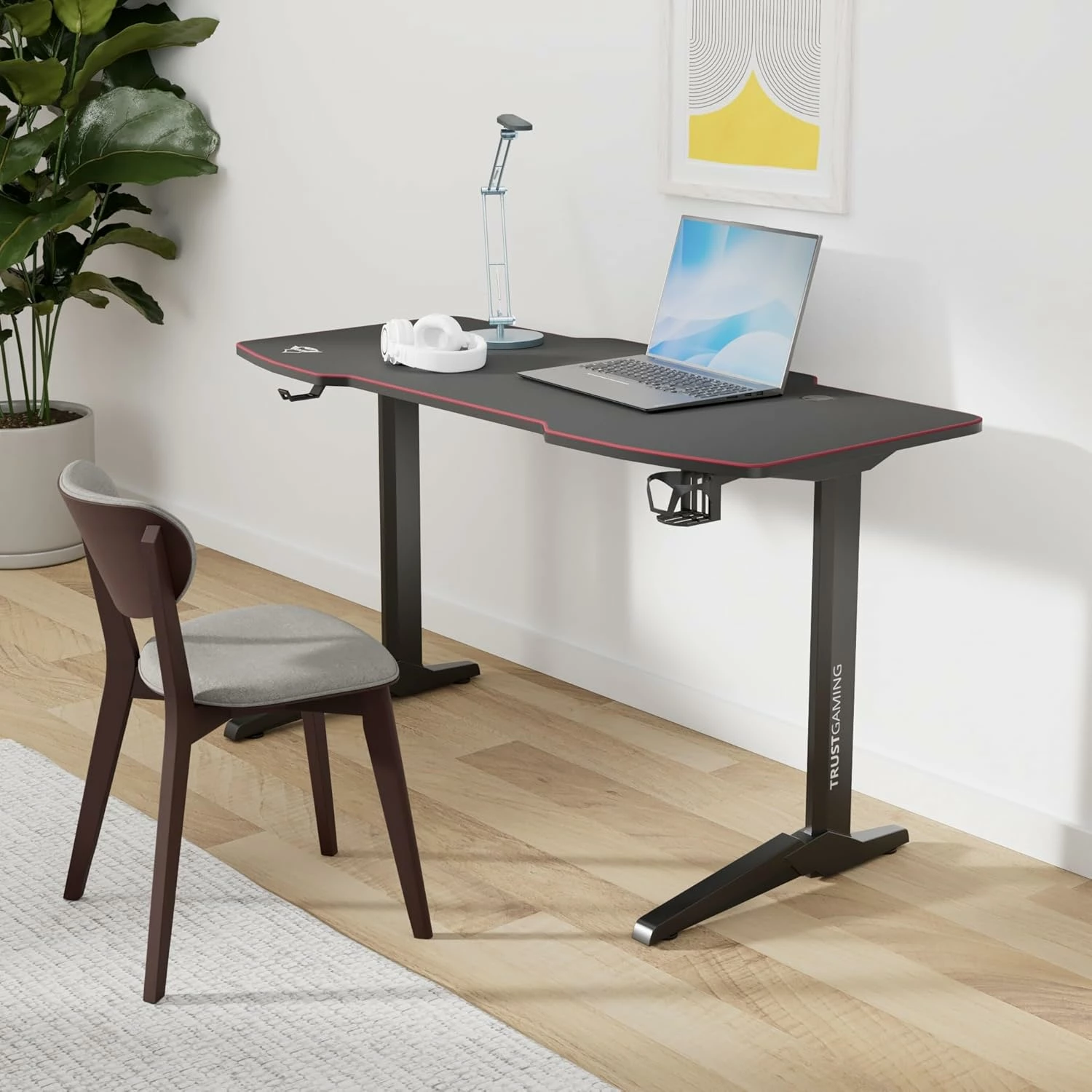 Tavolinë Trust Gaming GXT1175, Imperius, XL, e zezë