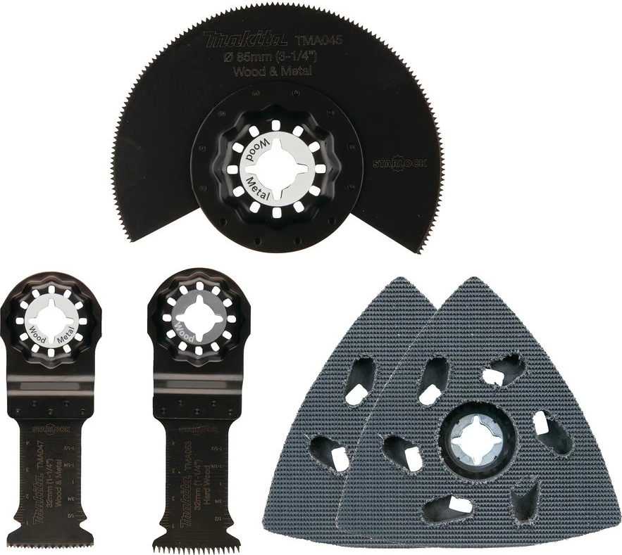 Set aksesorësh Makita Schreinerset 5 copë, i zi