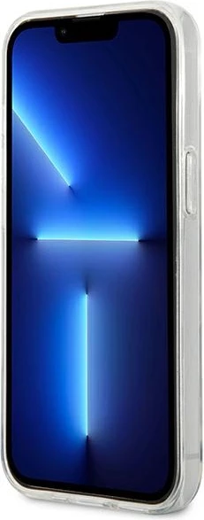 Mbështjellës Karl Lagerfeld KLHCP13SHFLT për iPhone 13 mini 5.4", Flower Ikonik Karl, Transparent