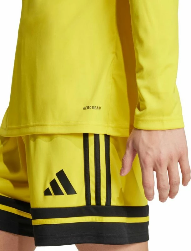Fanellë me mëngë të gjata për meshkuj adidas, e verdhë