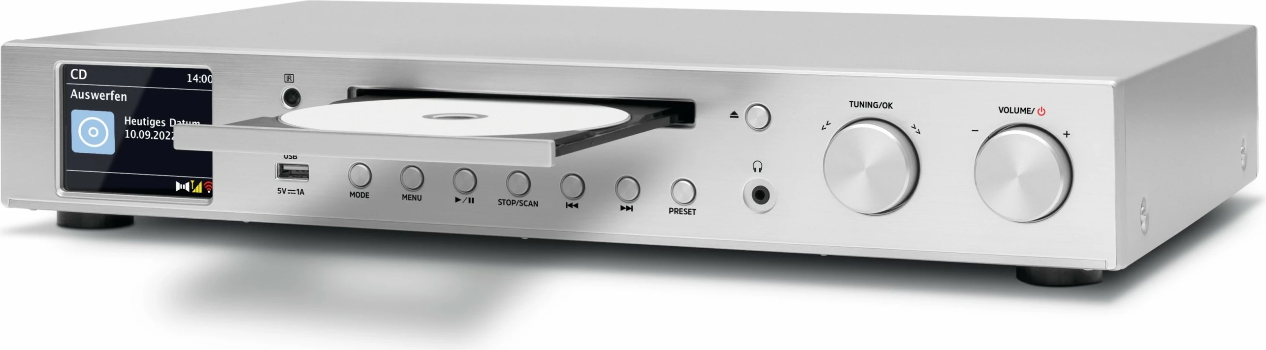 Sistem zëri TechniSat Digitradio 143 CD V3, argjendtë