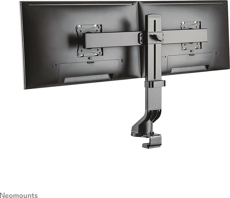 Mbajtës tavoline Neomounts FPMA-D860DBLACK, 2 ekrane, 27", i zi