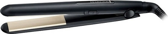 Drejtues flokësh Remington S1510, piaster me pllaka të sheshta, zi/ari