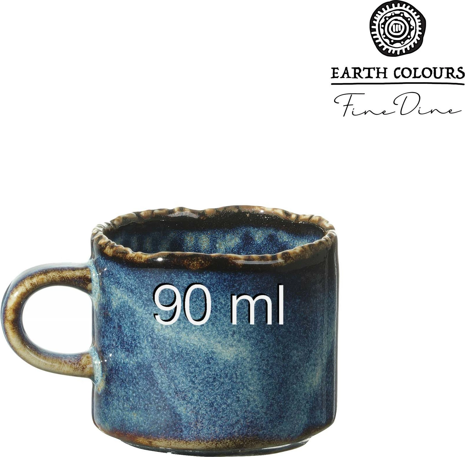 Filxhan espresso Fine Dine Eminence 90 ml, blu, set 3 copë