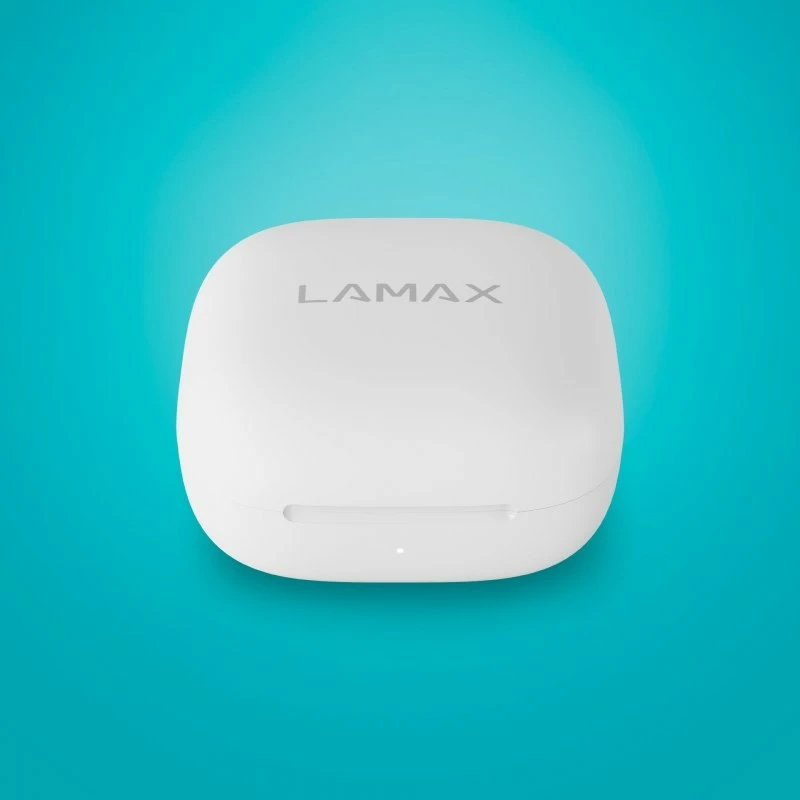 Kufje Lamax Clips1 Plus, wireless, Bluetooth 5.1, 40 orë, të bardha
