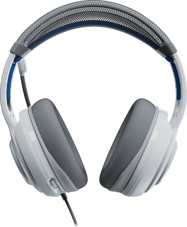Kufje gaming Turtle Beach Atlas 200 PS, me kabllo 3.5mm, 50mm Nanoclear, mikrofon flip-to-mute, të bardha