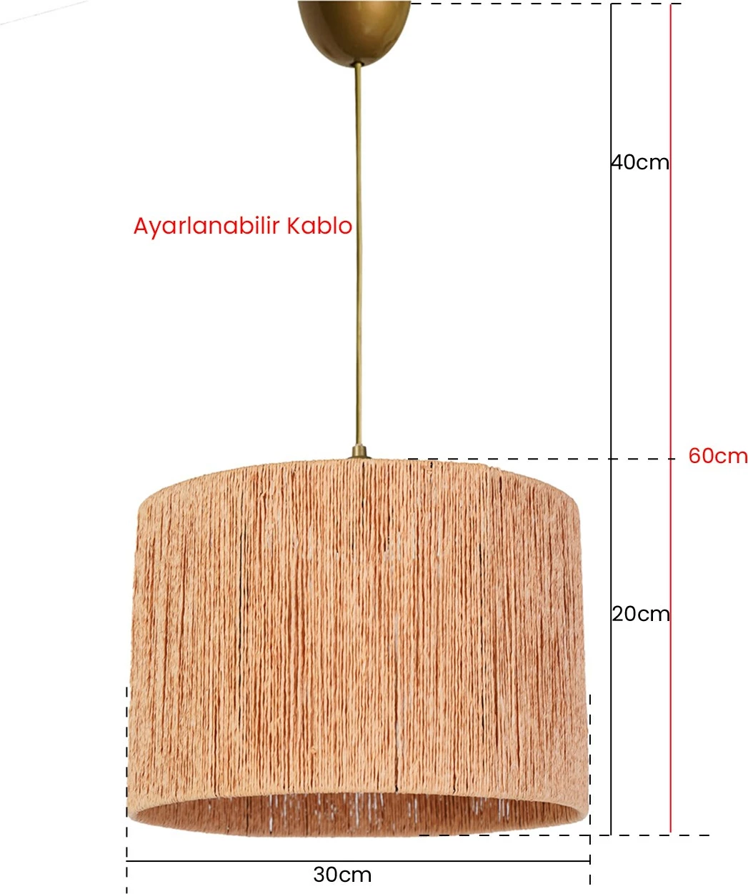Llambë tavani Opviq, YL240, ngjyrë bezhë