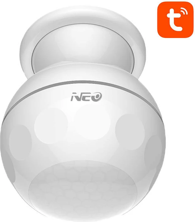 Sensor lëvizjeje smart Neo NAS-PD02W, WiFi, Tuya, i bardhë
