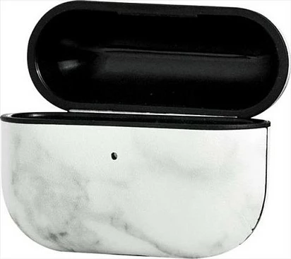 Mbështjellës për AirPods TerraTec AirBox Pro Marmor, polikarbonat (PC), gri/bardhë