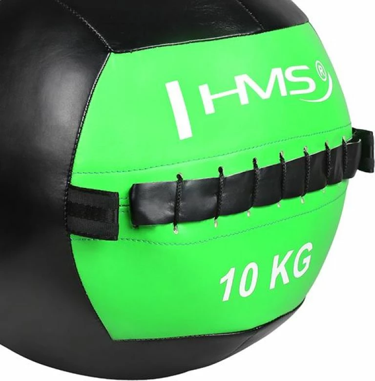 Top për stërvitje HMS Wall Ball, 10 kg, i gjelbër