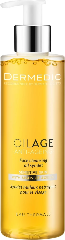 Xhel pastrues për fytyrë DERMEDIC Oilage Oil Syndet për femra, 200ml