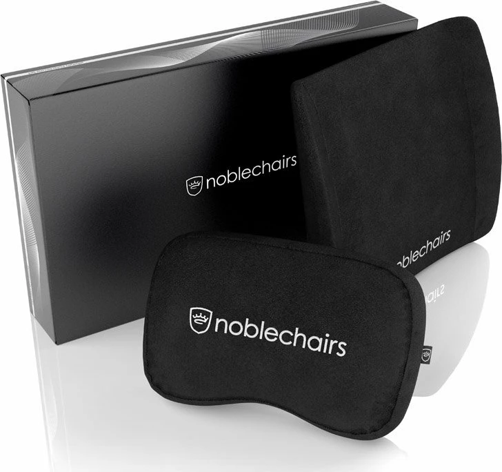 Set jastëkësh memory foam Noblechairs GAGC-168 40 x 32 cm, zi, set 2 copë